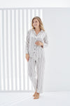 Desenli Pijama Takımı Polyester viskon Erdeniz 0248