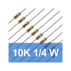 100 Adet 1/4w Direnç Paketi | 10 100 330 420 1k 2k 10k Ohm