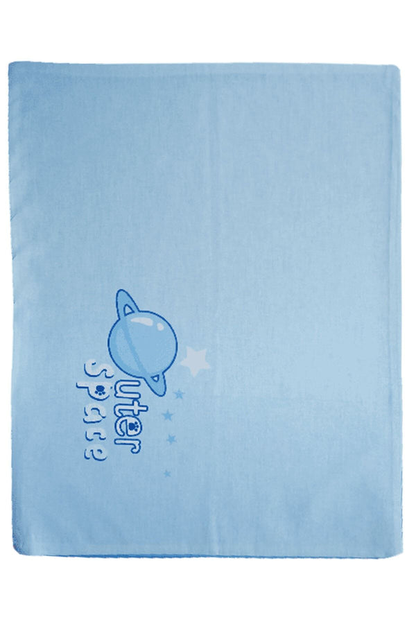 Bebek Çocuk Yastık Kılıfı 35x45 cm %100 Pamuklu Kumaş Uzay