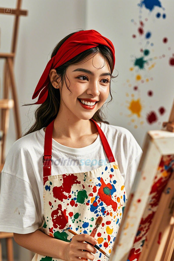 Kırmızı Fular Bandana Saten Kumaş Anma Etkinlik Kutlama 23 Nisan, 29 Ekim, 19 Mayıs