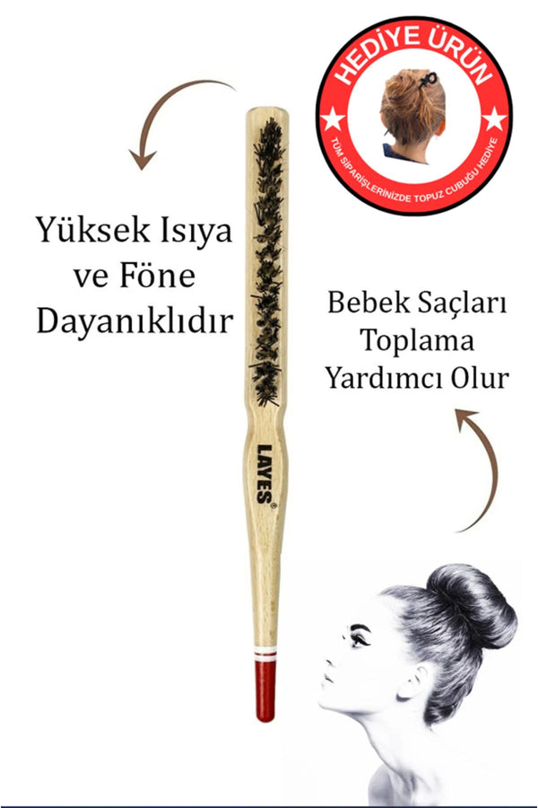 Profesyonel Topuz Fırçası