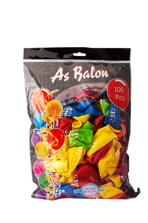 100 Adet İyi ki Doğdun Balonu Özel Baskılı Balon Doğum Günü Etkinlik Kutlama