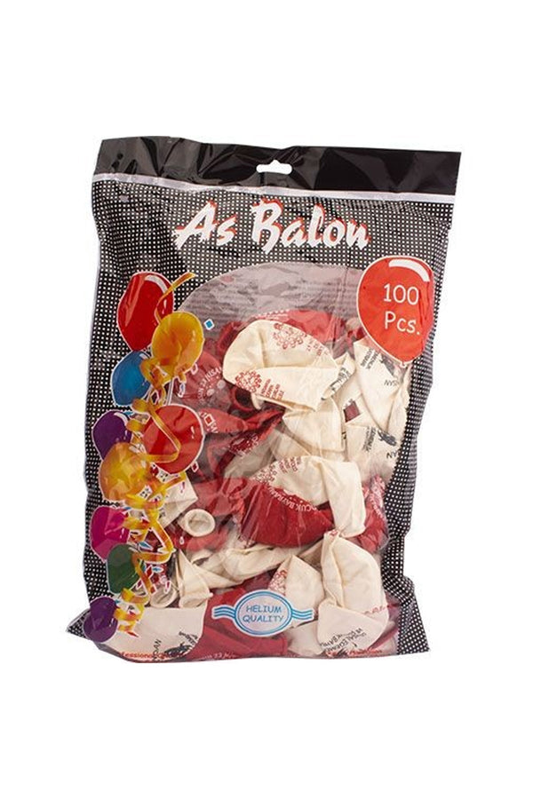 100 Adet 23 Nisan Baskılı Balon Etkinlik Kutlama Şükran Günü Süsleme