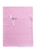 Bebek Çocuk Yastık Kılıfı 35x45 cm % 100 Pamuklu Kumaş Renkli Kuş Nota Pembe