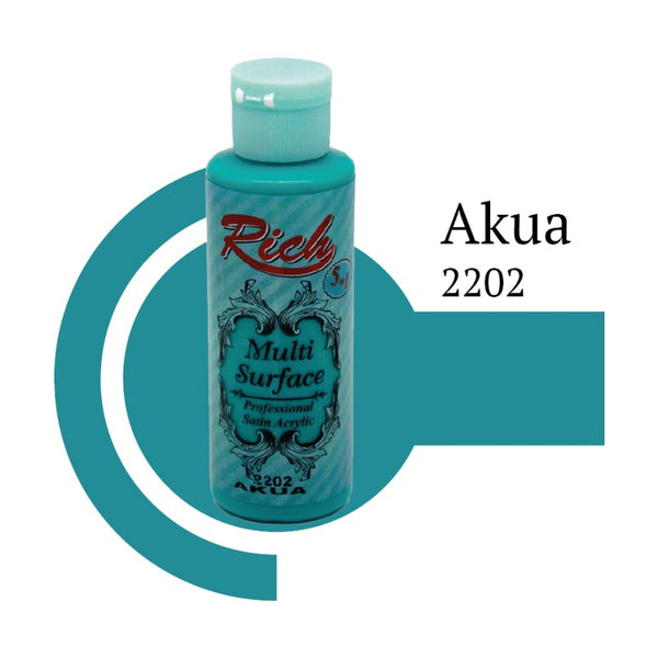 Rich Multi Surface 2202 AKUA Akrilik Boya 120cc